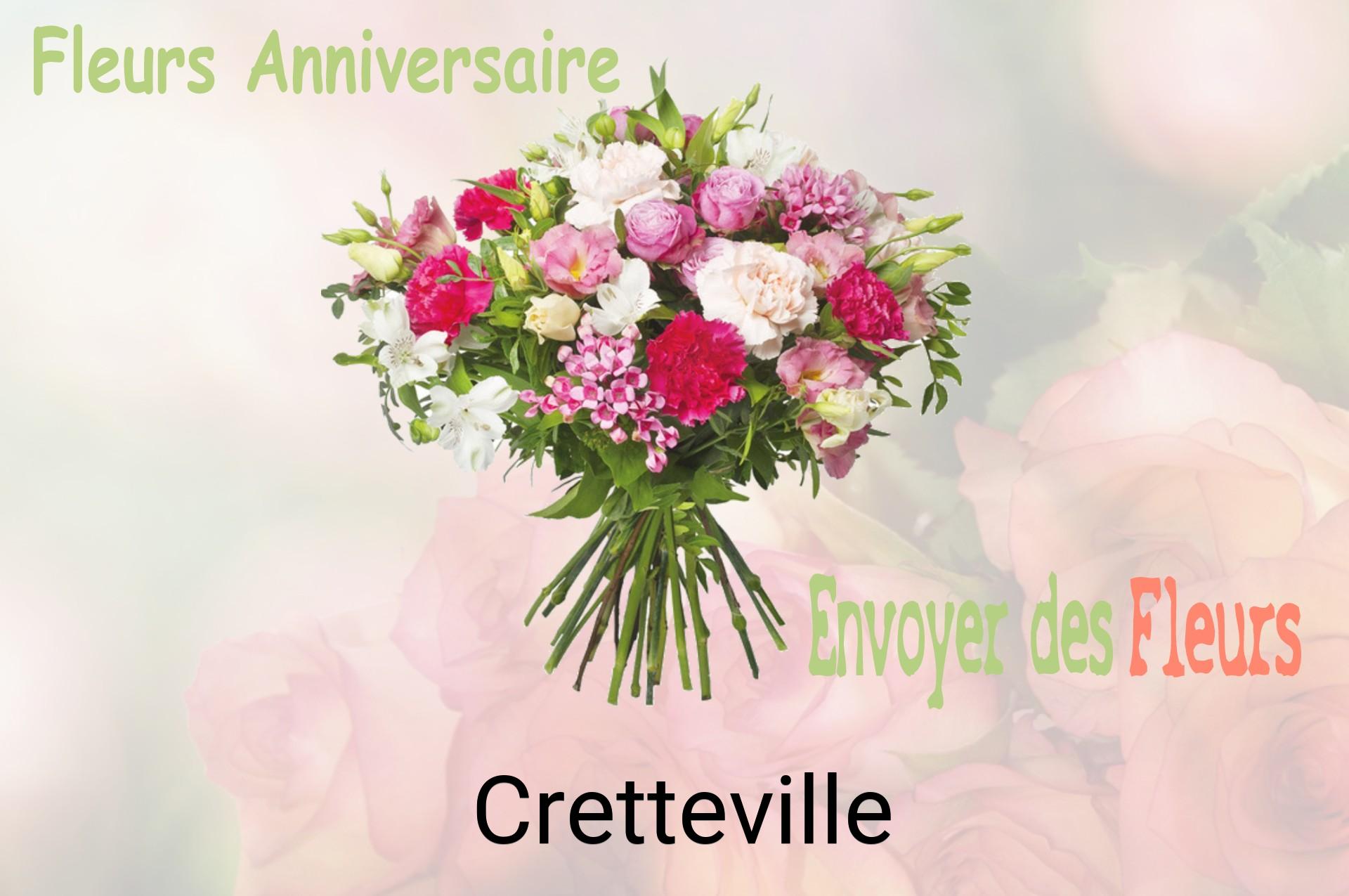 Bouquet de fleurs d’anniversaire livré à Cretteville